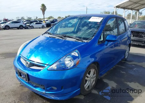 2008 Honda Fit Sport из США, поврежденный, VIN JHMGD38618S011505